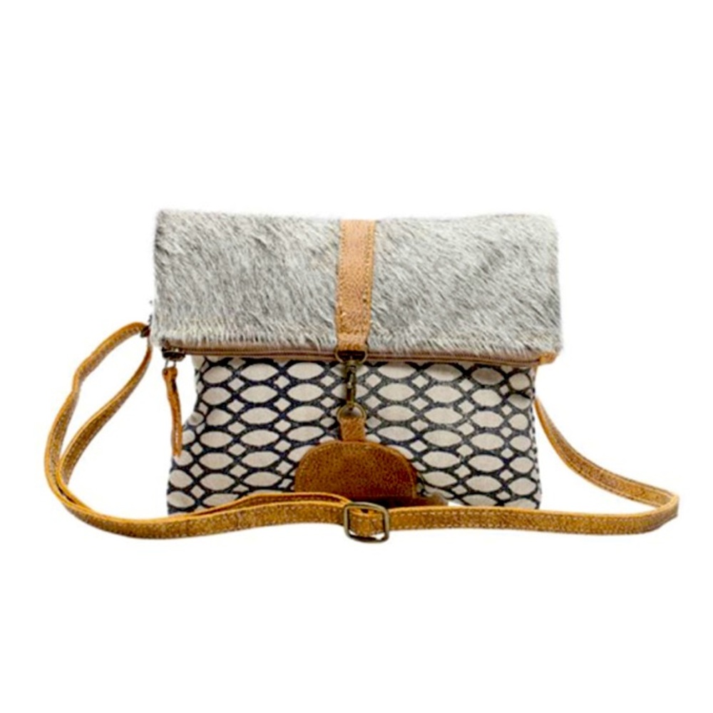 •myra cowhide crossbody•